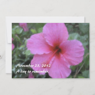 Hawaiian Tropical Hibiscus Invitations