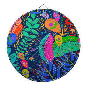 Hawaiian Tropical Jungle Dart Board