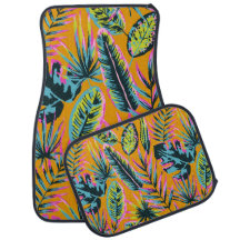 Hawaiian Tropical Leaves And Plants Print Pattern