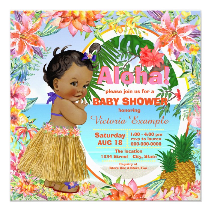 baby shower luau