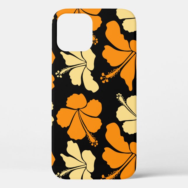 Hawaiian tropical natural floral seamless pattern  Case-Mate iPhone case (Back)