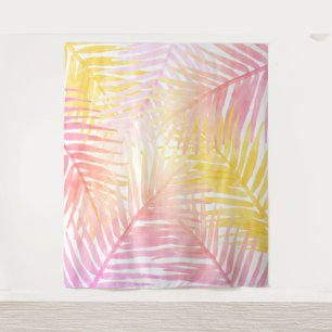 Hawaiian Tropical Palm Leaves Party Backdrop