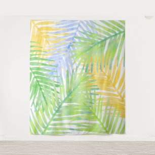 Hawaiian Tropical Palm Leaves Party Backdrop