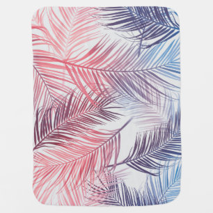 Hawaiian Tropical Palms: Stylish Seamless Baby Blanket