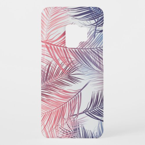 Hawaiian Tropical Palms Stylish Seamless Case_Mate Samsung Galaxy S9 Case