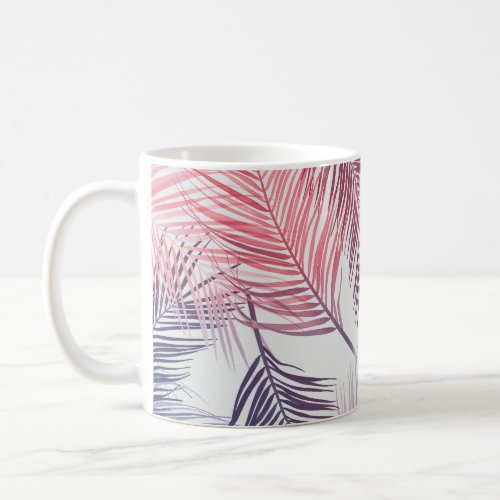Hawaiian Tropical Palms Stylish Seamless Coffee Mug