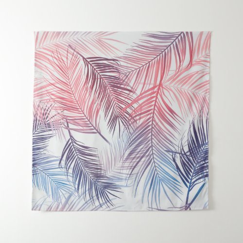 Hawaiian Tropical Palms Stylish Seamless Tapestry