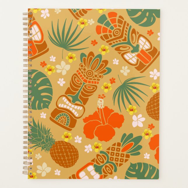 Hawaiian Tropical Print Planner (Front)