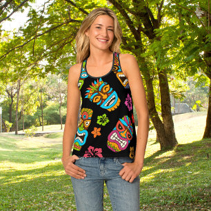 Hawaiian Tropical Racerback Tank Top