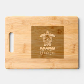 Hawaiian Tropical Sea Turtle  Engraved Cutting Board