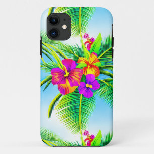Hawaiian Tropical Seamless Pattern iPhone 11 Case