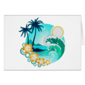 HAWAIIAN TROPICAL SURF ART (Front Horizontal)
