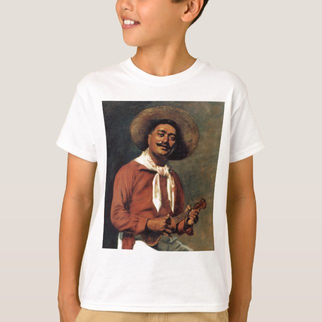 'Hawaiian Troubadour' - Hubert Vos Kid's T-Shirt (Front)