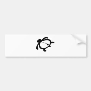 Hawaiian Turtle Bumper Sticker
