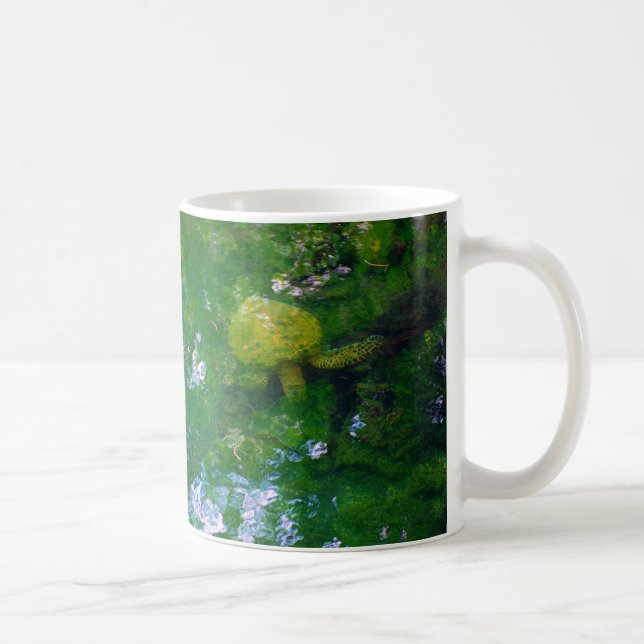 Hawaiian Turtle Mug nature art beauty (Right)