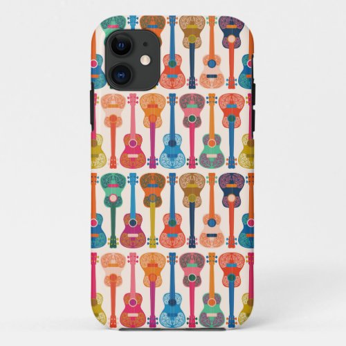 Hawaiian ukulele iPhone 11 case