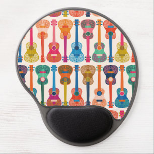 Hawaiian ukulele gel mouse pad