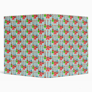 Hawaiian Ukulele Island Music 3 Ring Binder