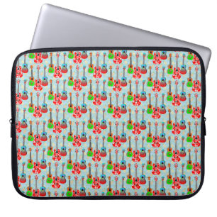 Hawaiian Ukulele Island Music Laptop Sleeve