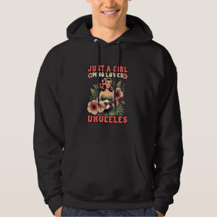 Hawaiian Ukulele Player Ukulele Is my Therapy Aloh Hoodie