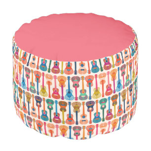 Hawaiian ukulele pouf