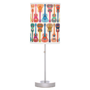 Hawaiian ukulele table lamp