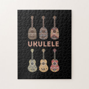 Hawaiian Ukulele Types of Musical Instruments Jigsaw Puzzle