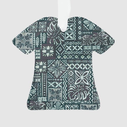 Hawaiian Ulu Tapa Cloth Ornament