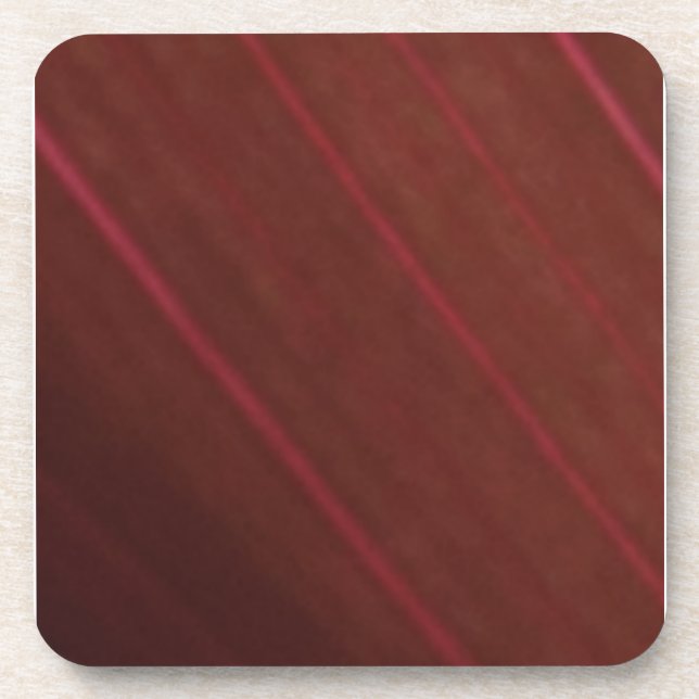 Hawaiian Variegated Red Leaf 5 Drink Coaster (Front)