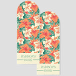 Hawaiian Vibe Tropical Flowers Pattern Bookmarks<br><div class="desc">Personalized,  beautiful,  Hawaiian vibe,  tropical flowers pattern.</div>
