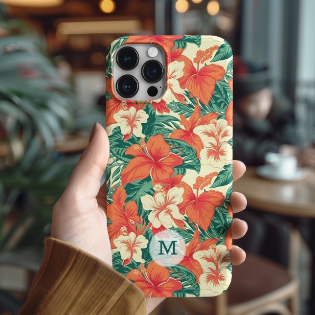 Hawaiian vibe tropical flowers pattern Case-Mate iPhone case (Creator Uploaded)