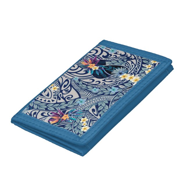 Hawaiian Vintage Tapa Fusion Wallet (Bottom)