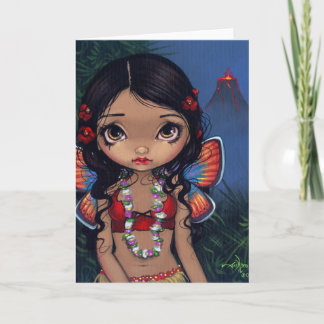 "Hawaiian Volcano Fairy" Greeting Card