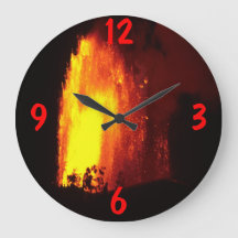 Hawaiian volcano lava flow