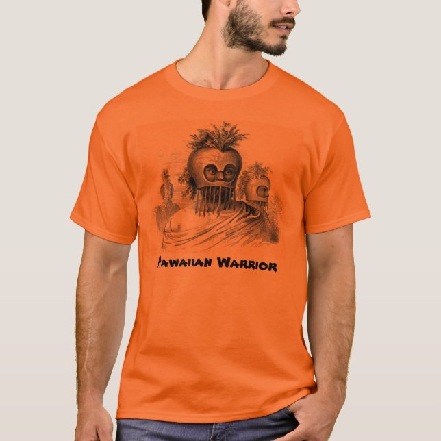 Hawaiian Warrior Mens T-Shirt (Front)