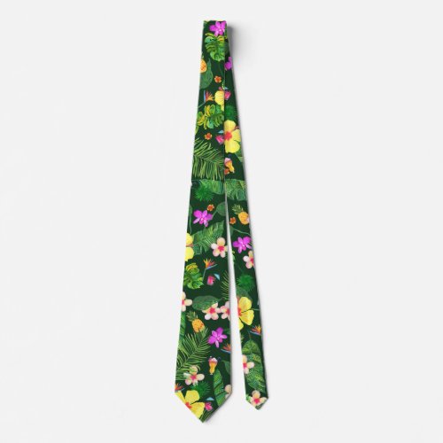 Hawaiian Watercolor Tie