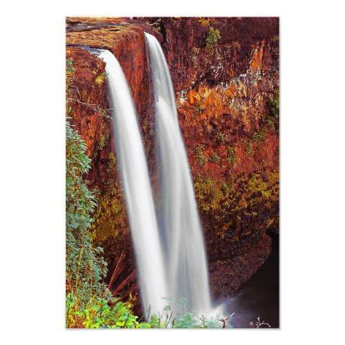Hawaiian Waterfall Photo Print