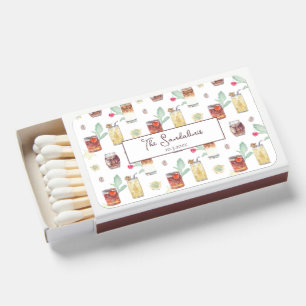 Hawaiian Wedding Tiki Bar Cocktail Matchboxes
