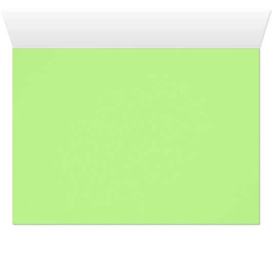 Hawaiian White Hibiscus Card (Inside Horizontal (Bottom))