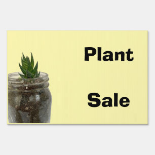 Hawarthia Succulent Plant Sale Sign