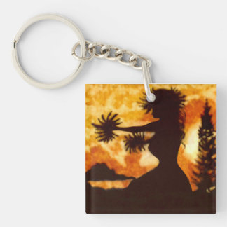 Hawiian Hula Dancer Keychain