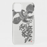 hawk falcon camellia nature animals japanese 和風 イラスト 鷹 椿