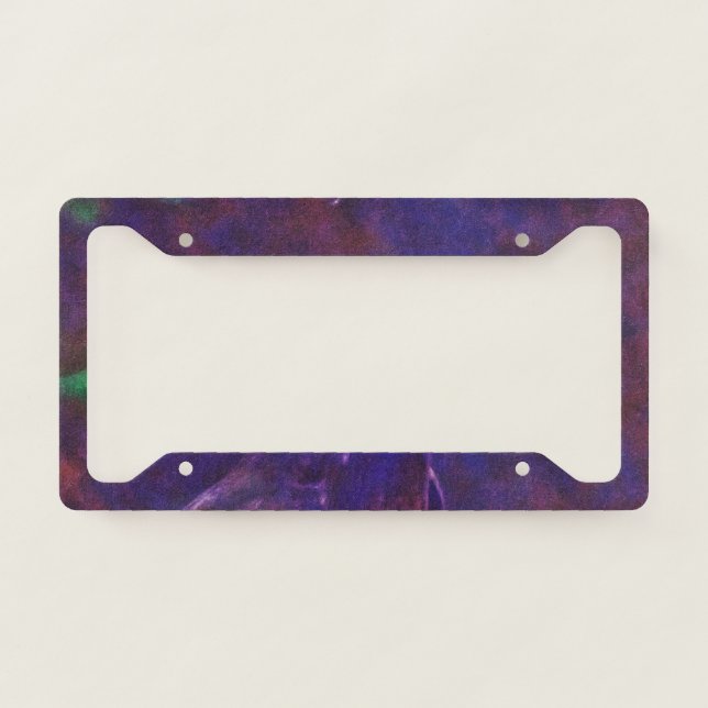 Hawk Art Digipainting License Plate Frame (Front)