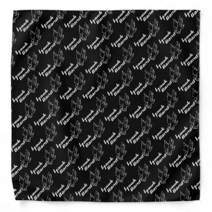 Hawk Band with Hawk Diagonal B/W Bandana