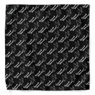 Hawk Band with Hawk Diagonal B/W Bandana