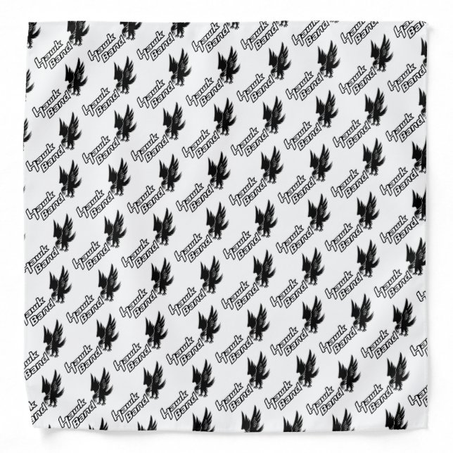 Hawk Band with Hawk Diagonal Bandana (Front)