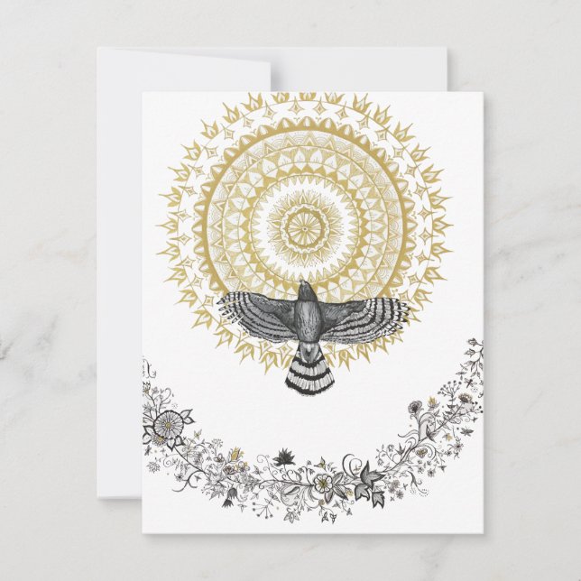 Hawk Dreams Note Card (Front)