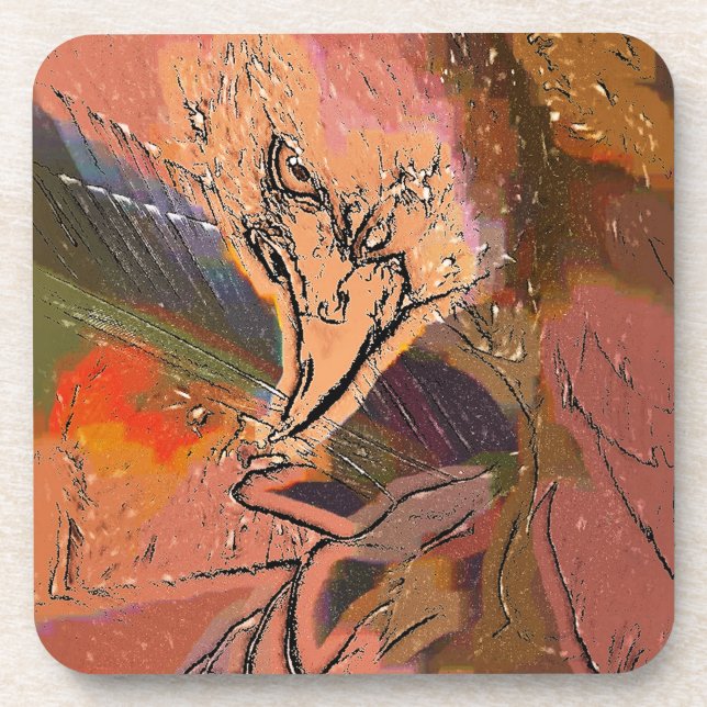 HAWK DRINK COASTER (Front)