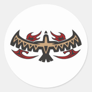 Best Tribal Hawk Tattoo Design