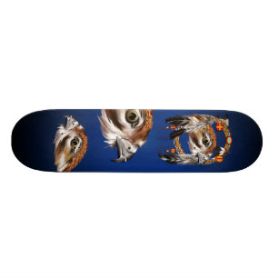 Hawk Face Dreamcatcher Skateboard Deck